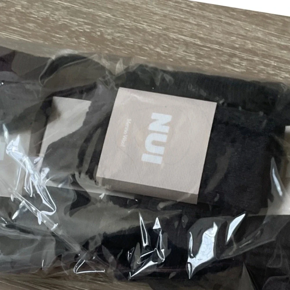 Nui Organics Nature Sock Charcoal 2/3Y New With Tags